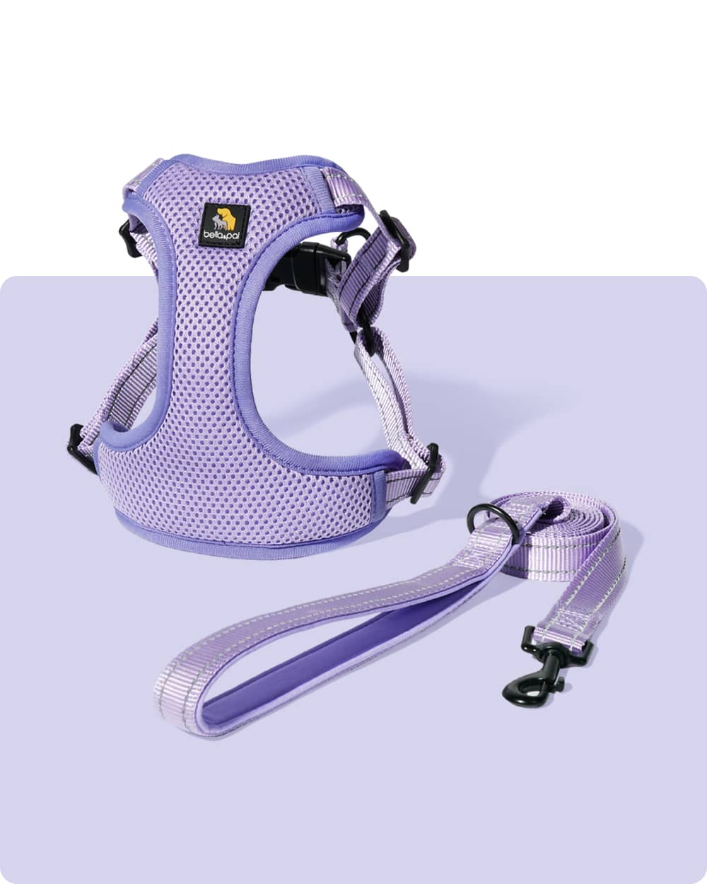 OxyMesh Flexi Step-in Harness and Leash Set - Lavender