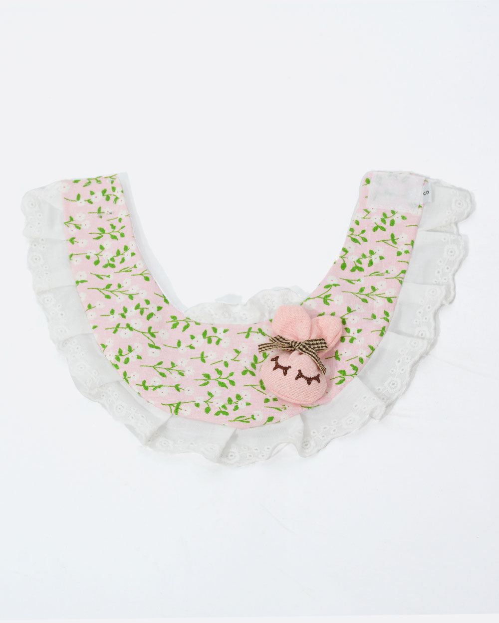 Velcro Ruffled Hem Bib - Dozy Rabbit