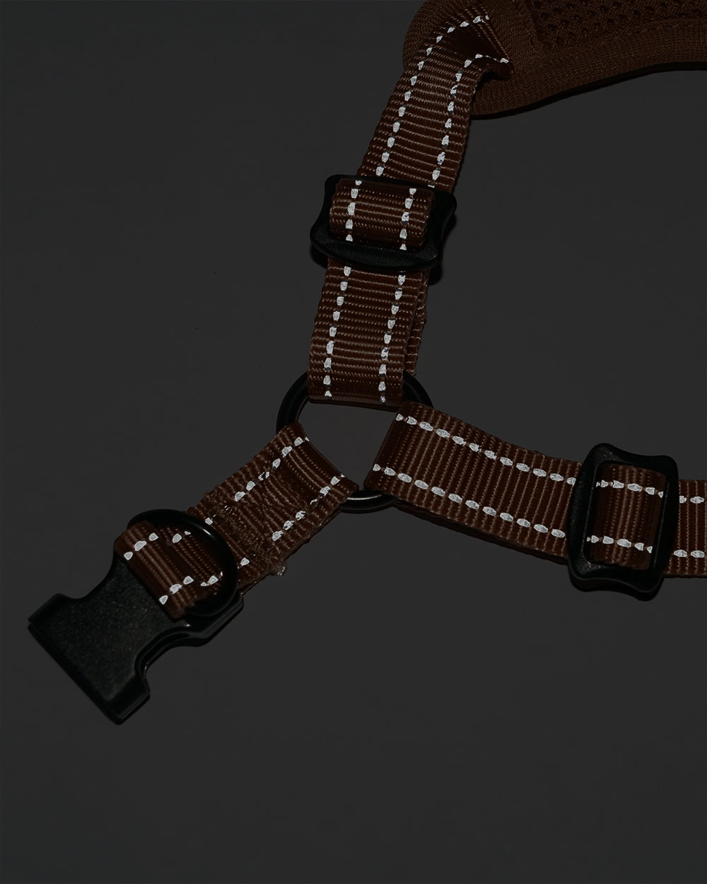 OxyMesh Flexi Step-in Harness and Leash Set - Mocha