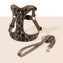 OxyMesh Flexi Step-in Harness and Leash Set - Wild Brown Leopard