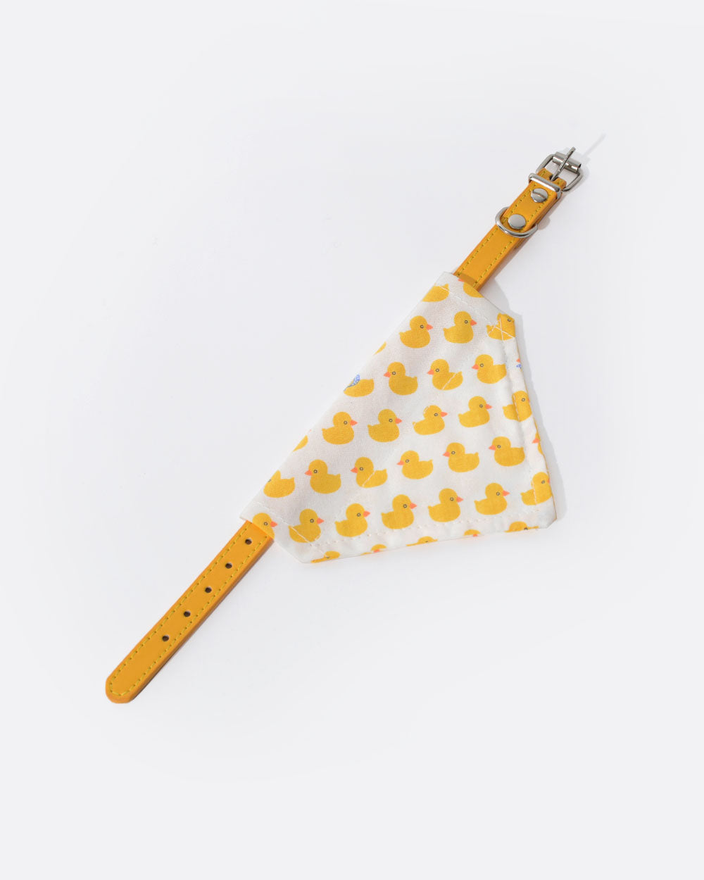 Reversible Dog Bandana with Collar - Duckling Parade