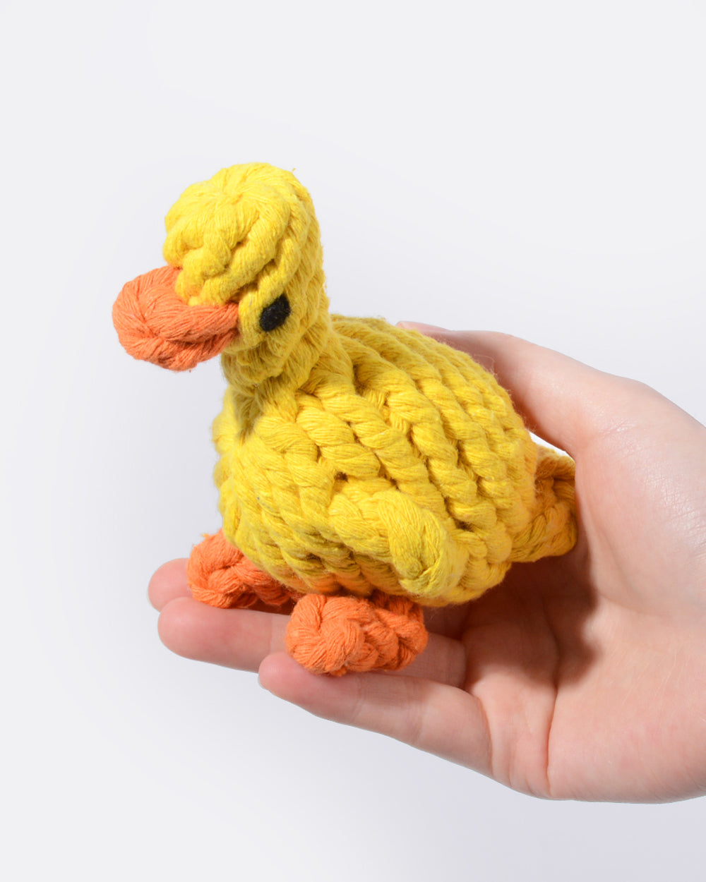 Animal Design Cotton Rope Dog Toy - Duck