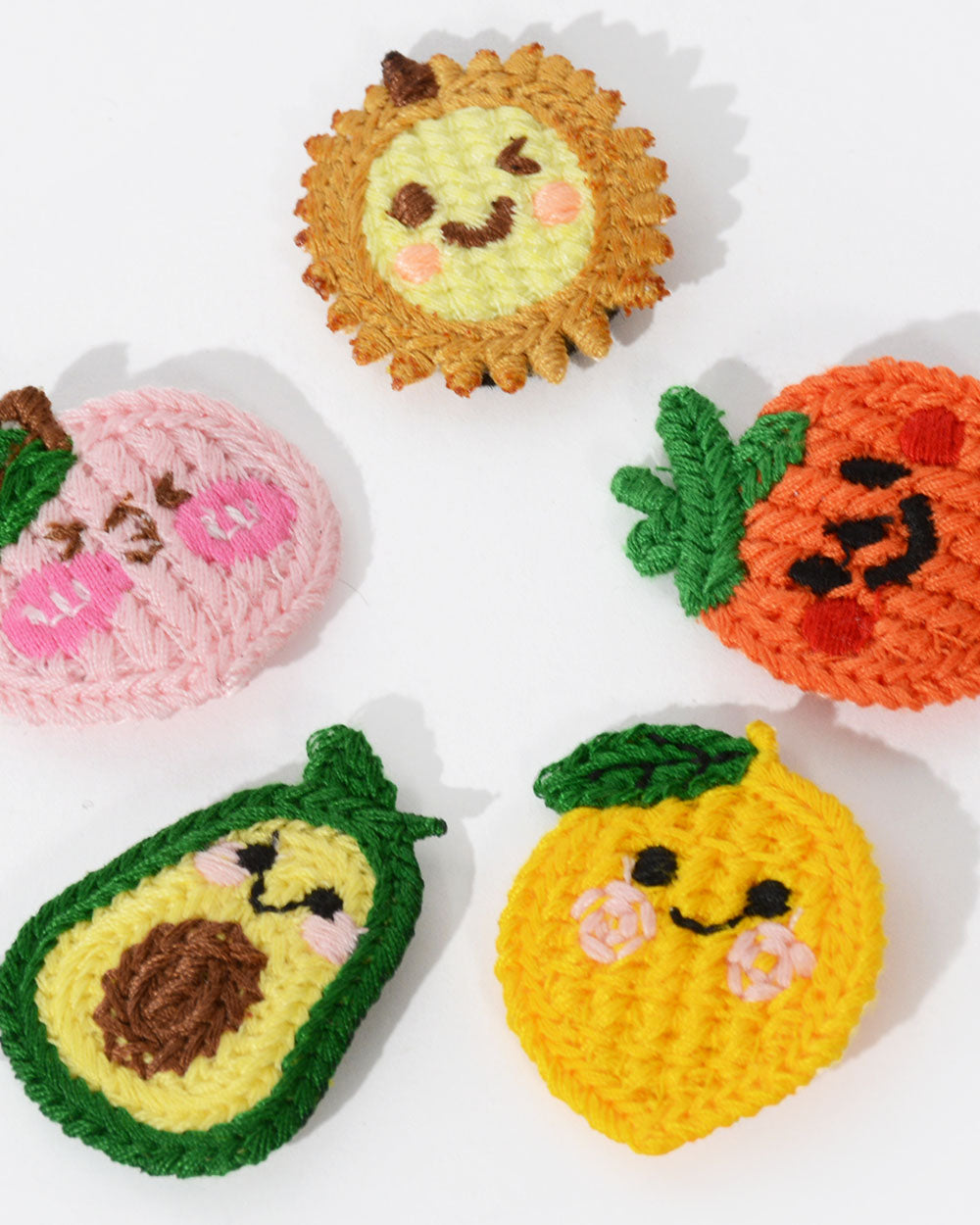 Dog Snap Hair Clips - Fruit Fiesta