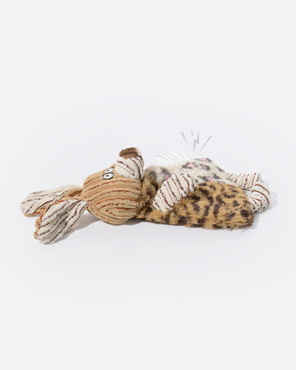 No Stuffing Crinkle Dog Toy with Squeaker-Hare
