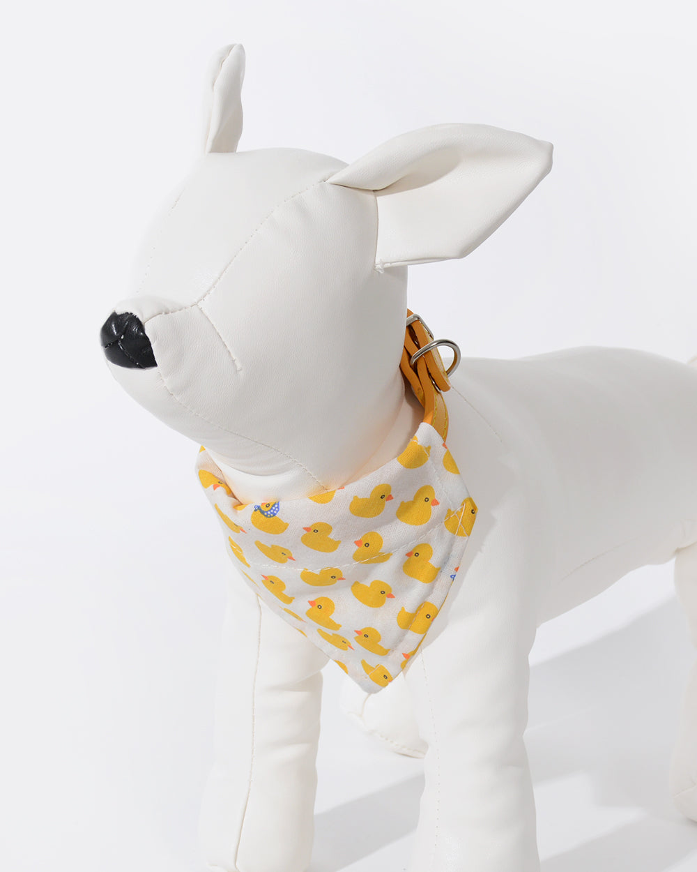 Reversible Dog Bandana with Collar - Duckling Parade