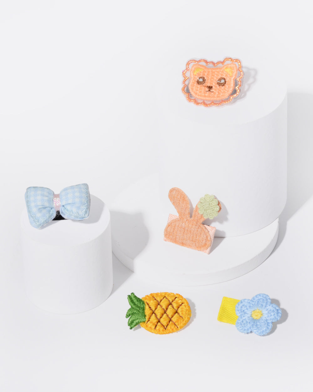 Dog Snap Hair Clips - Pineapple