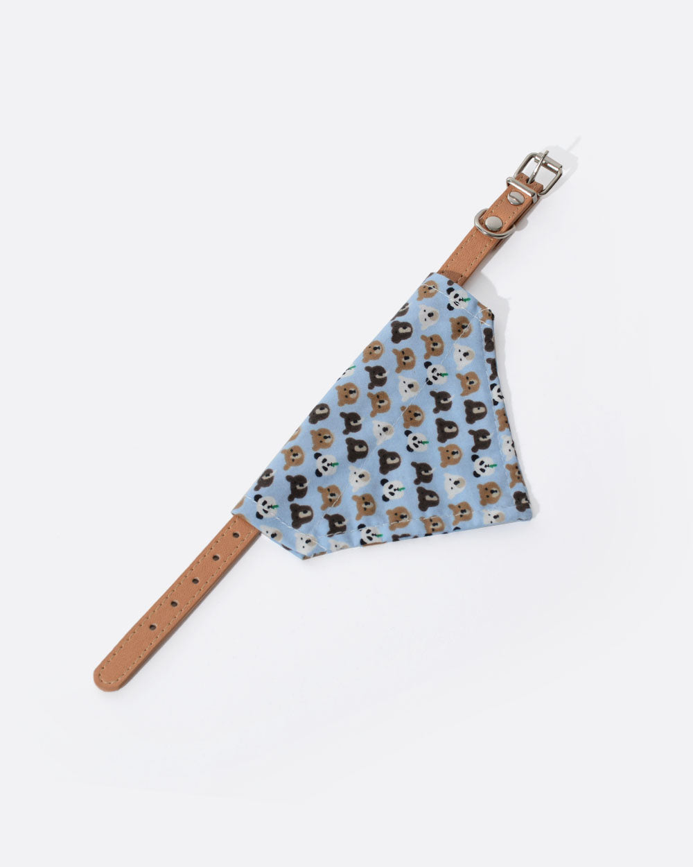 Reversible Dog Bandana with Collar - Bear Party