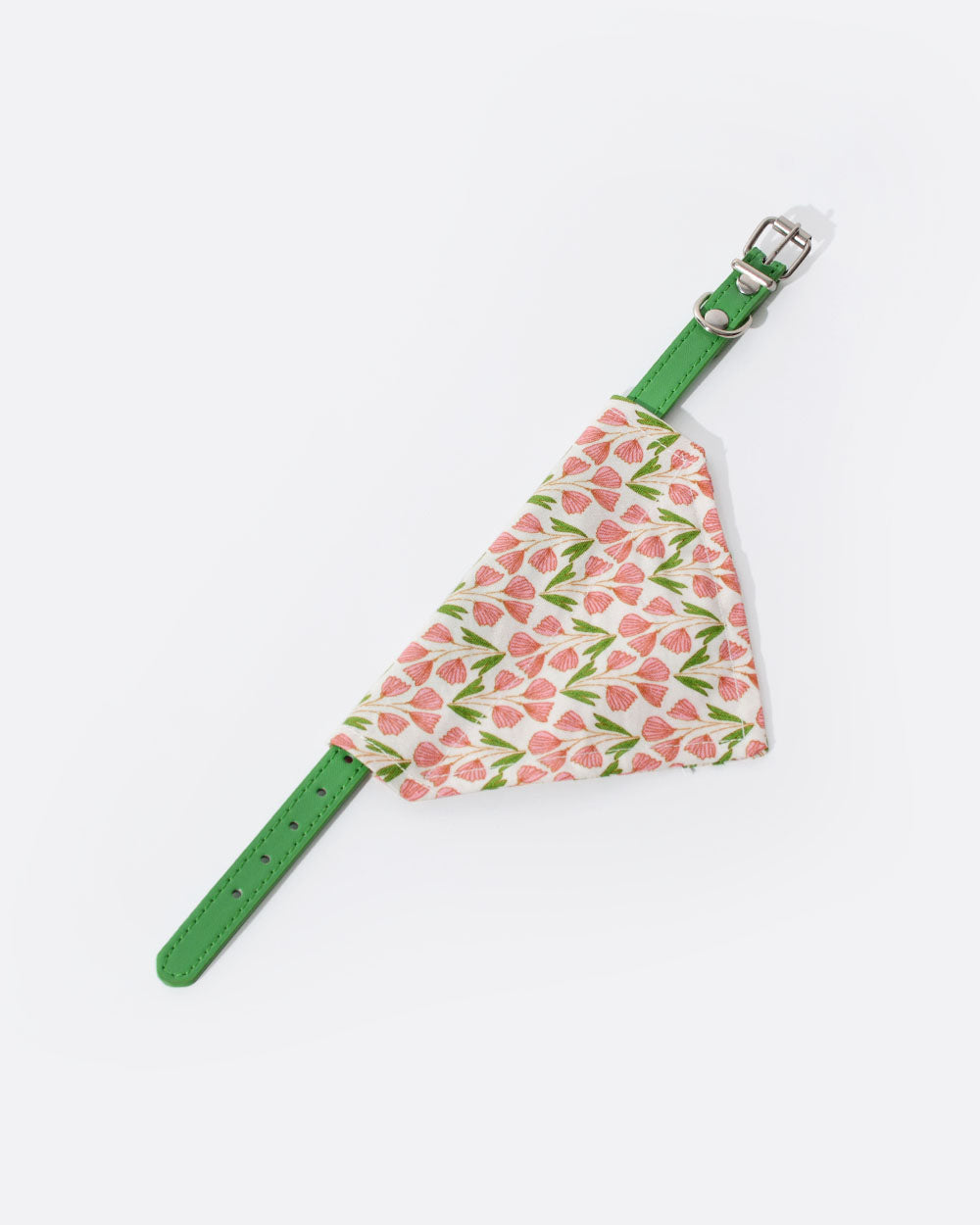 Reversible Dog Bandana with Collar - Garden