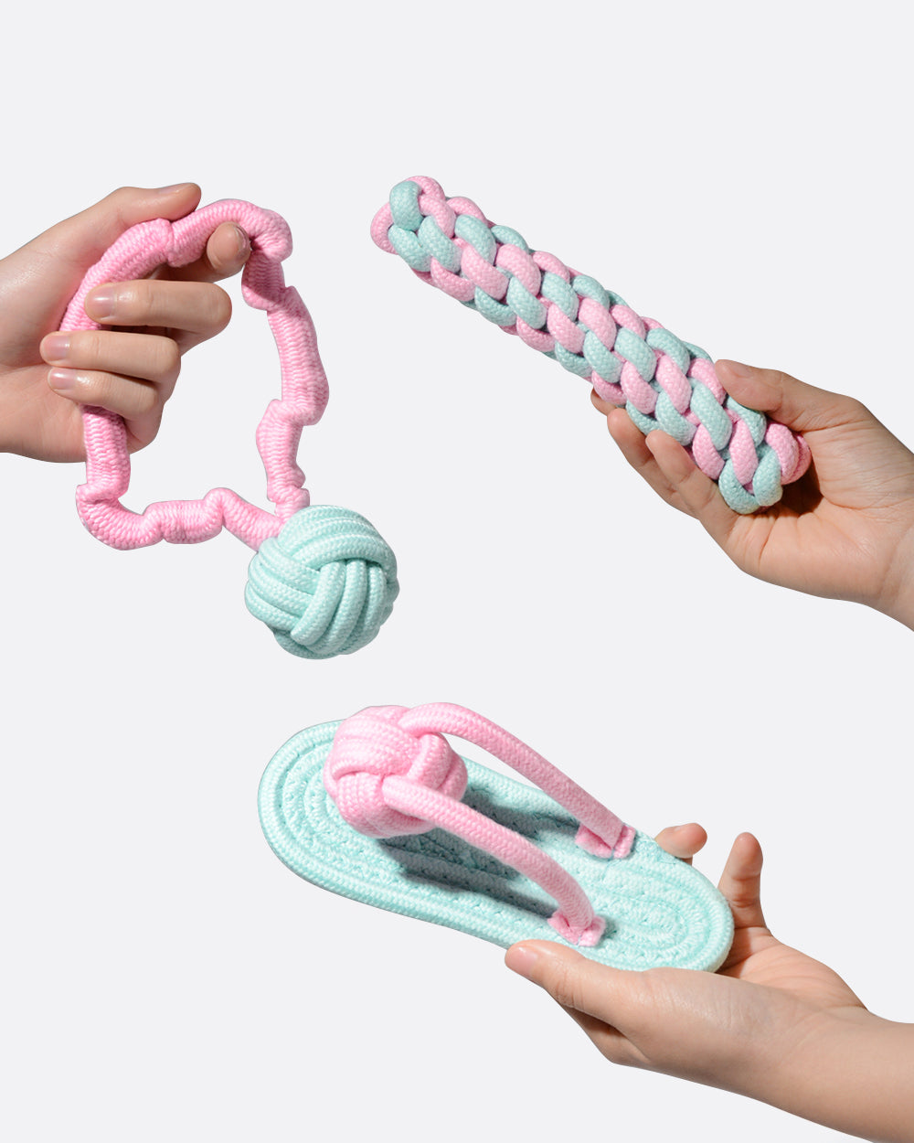 Cotton Dog Chew Toy Set - 3 pack
