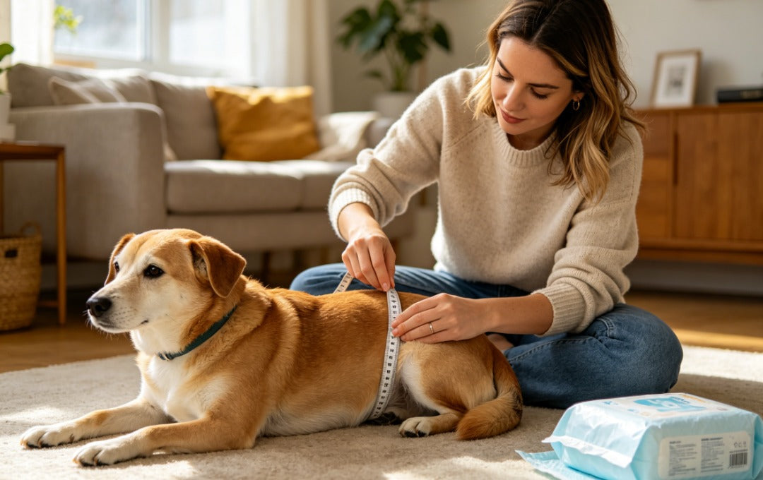 Female Dog Diaper Sizing Guide: How to Measure Correctly