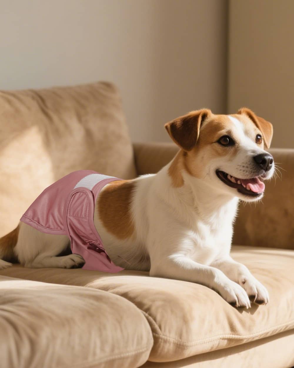Washable Female Dog Diaper - Pink Delight